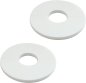 Preview: 2 Stk Einzelrosetten aus Acryl WideLine-Design GS 80 A weiß